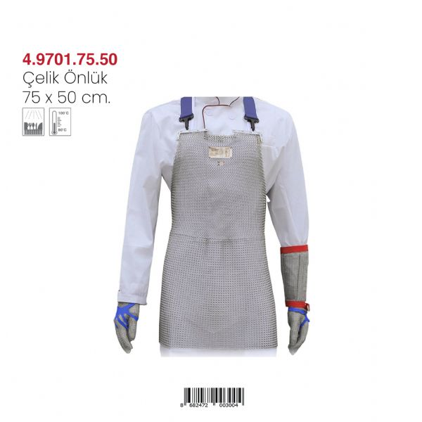 Çelik Önlük 75 x 50 cm