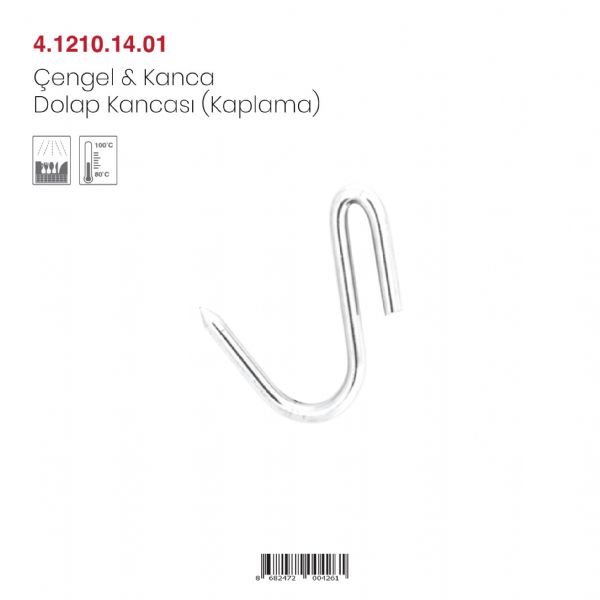 Çengel & Kanca Dolap Kancası (Kaplama)