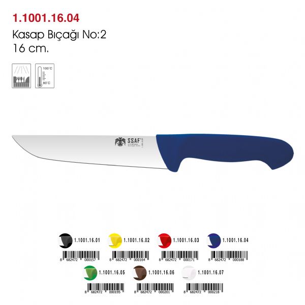 Kasap Bıçağı Lacivert No:2 