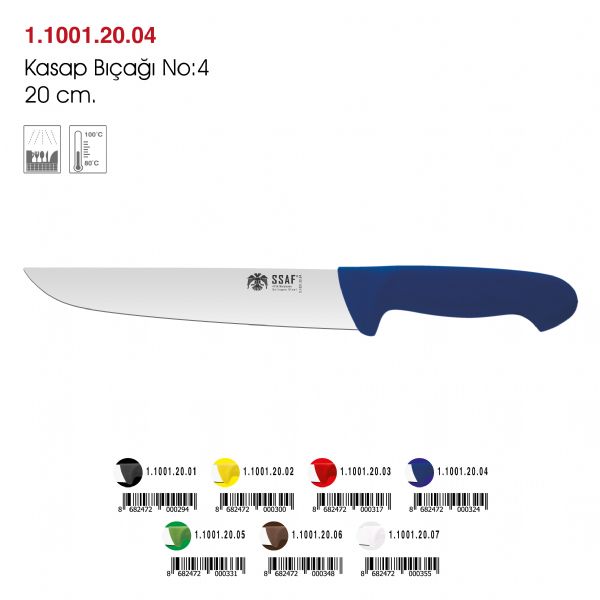 Kasap Bıçağı Lacivert No:4