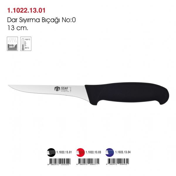 Dar Sıyırma Bıçağı Siyah No:0