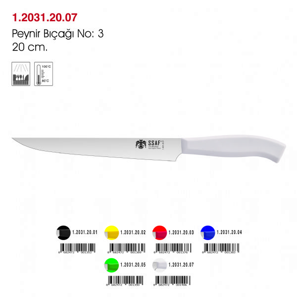 Peynir Bıçağı Beyaz No:3 