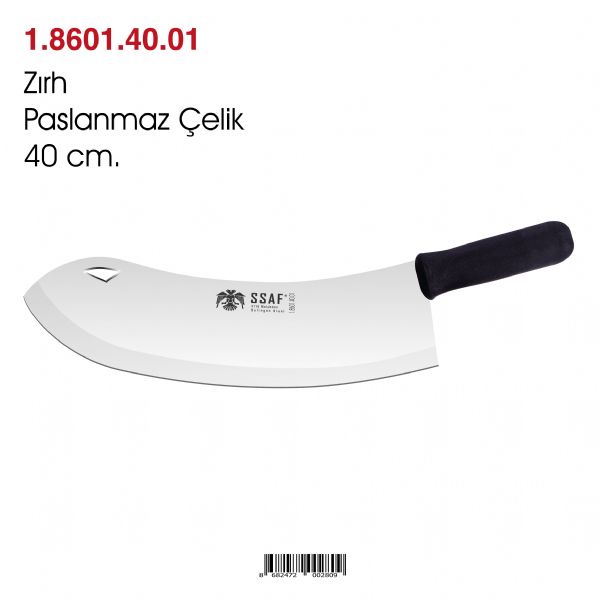 Zırh Paslanmaz Çelik 40 cm.