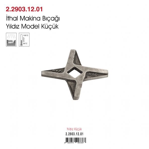 İthal Makina Bıçağı Yıldız Model Küçük